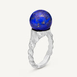 Anello Sfere con Lapislazzuli