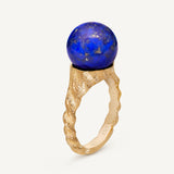 Anello Sfere con Lapislazzuli