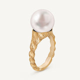 Anello Sfere con Perla bianca