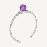 Bracciale Sfere con Ametista viola