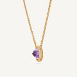 Collana Reverso con Ametista viola