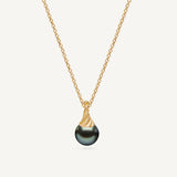 Collana Sfere con Perla nera di Tahiti