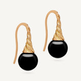 Black Onyx Sfere Earrings