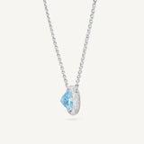 Collana Reverso con Topazio azzurro