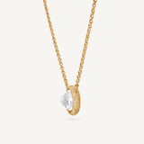 Collana Reverso con Topazio bianco