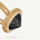 Anello Reverso con Spinello nero