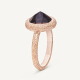 Anello Reverso con Quarzo Fumè