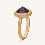 Anello Reverso con Granato rosso