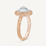 Anello Reverso con Topazio bianco