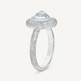 Anello Reverso con Topazio bianco