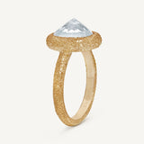 Anello Reverso con Topazio bianco