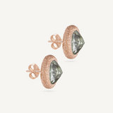 Green Amethyst Reverso Earrings