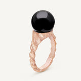 Anello Sfere con Onice nero