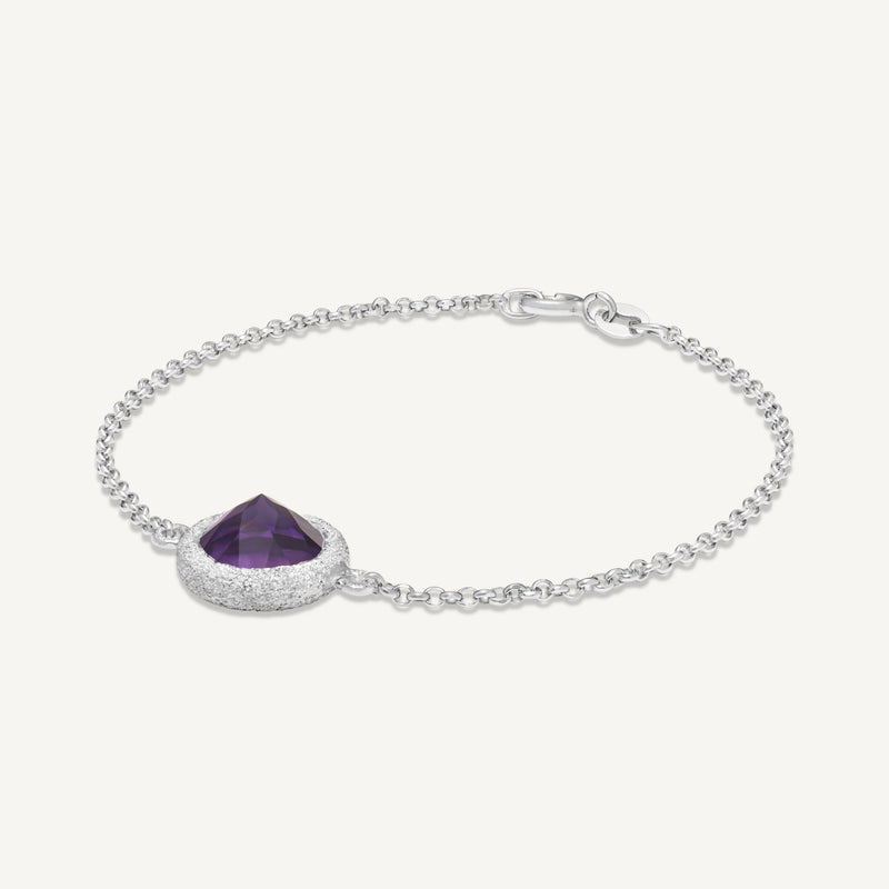 Unique Gems bracciale chakra e mantra perle di Ametista bracciale di pietre curative qualita gioiellieri - Italia Unique Gems bracciale chakra e mantra perle di Ametista bracciale di pietre curative qualita gioiellieri - Italia