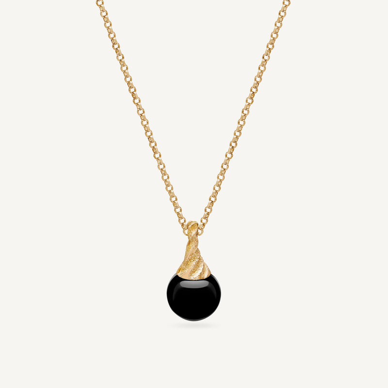 Black Onyx Sfere Necklace