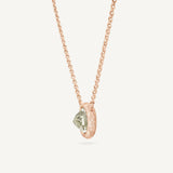 Green Amethyst Reverso Necklace