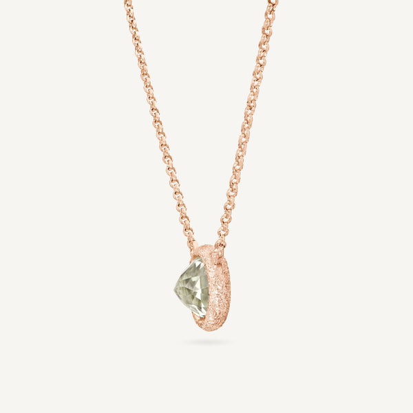 Green Amethyst Reverso Necklace