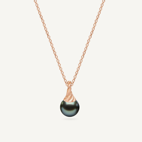 Tahiti Black Pearl Sfere Necklace