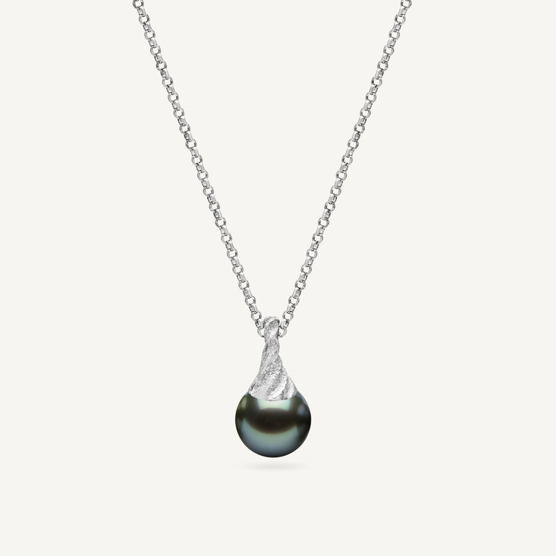 Tahiti Black Pearl Sfere Necklace