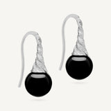 Black Onyx Sfere Earrings