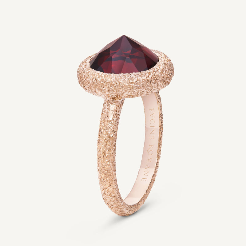 Red Garnet Reverso Ring
